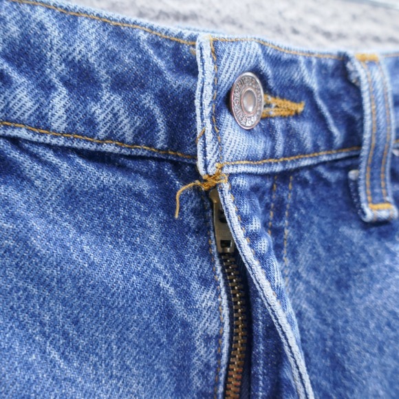 Levis Mens 505 Regular Fit Straight Leg Jeans Size 34x30* Blue Denim Mid Rise - Picture 5 of 12